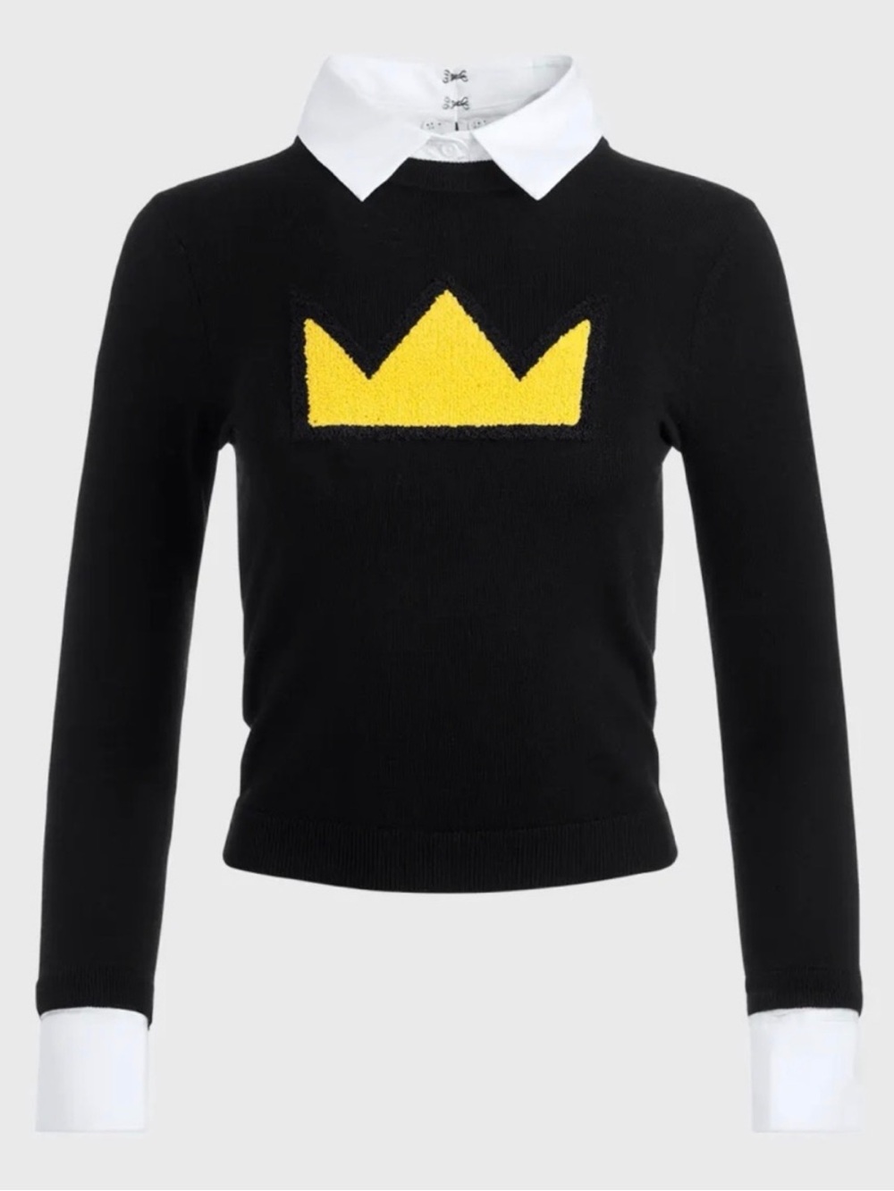 NWT-AtO X BASQUIAT PORLA COLLARED SWEATER Size S